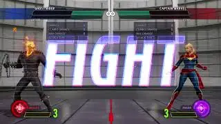 Mvci - Ghost Rider midscreen and side switch combo