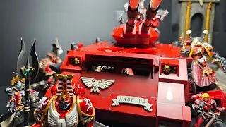 Обзор полноразмерной фигурки танка Predator Annihilatator из серии Warhammer Blood Angels. Подход...