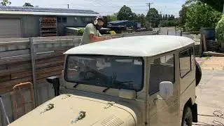 Episode 6 Toyota Bj42 roof patch work...EyeMuffs G6