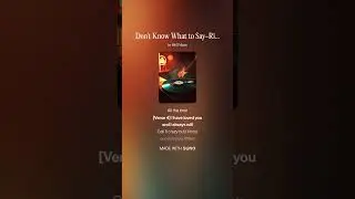 Don't Know What to Say Ric Pinoy Soul