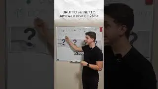 BRUTTO vs NETTO - UoP powyżej 26 r.ż.