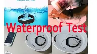 Waterproof Test of M2 Smart Bracelet. It is waterproof or not?