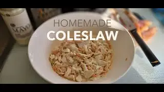 Homemade Coleslaw. SO EASY! No nasty additives.