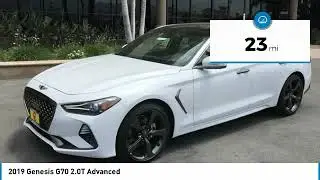 2019 Genesis G70 2019 Genesis G70 2.0T Advanced FOR SALE in Corona, CA G0116