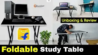 Best Folding table for study, computer dest, ironing  |  EuroQon Table | Study Table Review |