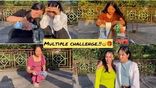 Trying out some famous #youtube  #challenge .!!😆🎁( #bottleflip ,#wateroverflow #tissuechallenge )