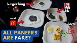 All Fast Food Paneers Are Fake? Iodine Test Shocking Results!!