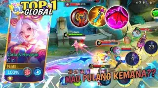 GAMEPLAY CICI EXP😱 KEJAR TERUS SAMPE BASE🔥REKOMENDASI BUIILD EMBLEM CICI💯