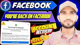 You're Back On Facebook 2026 | Why This Happened Facebook | Back To Facebook | Identity Verify 100%🔥