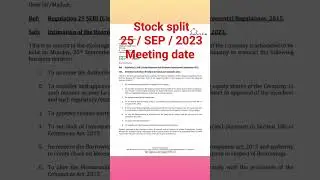 😱 stock split 💥 avance technologies Ltd share #stocksplit update #stockmarket #trending #ytshorts