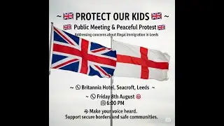 Britannia Hotel Protest Leeds - 08/08/25