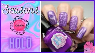 Sinful Colors Essenchills Low-Key Lavender & Holographic Manicure NailArt Tutorial ft. H la Cosedora
