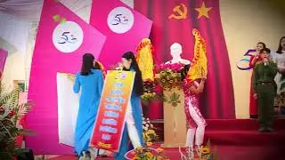 Hát múa Kim Xuyên mái trường  nơi chắp cánh ước mơ.