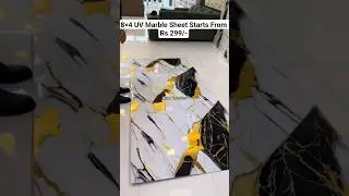 8&times;4 UV Marble Sheet From Rs 299/-, Wallpaper Designs For House, Homedecor, Baba Interiors #wall
