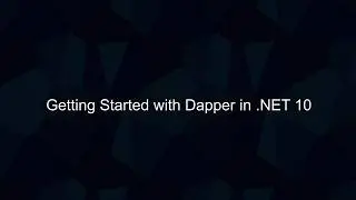 Getting Started with Dapper in .NET 10 - When You Don’t Want Full EF Core.