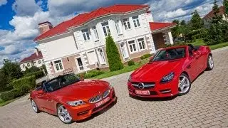 2013 BMW Z4 vs. Mercedes-Benz SLK &mdash; За кадром