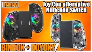 Review JoyCon BINBOK/DOYOKY: controle alternativo para Nintendo Switch, com grip, acelerometro e RGB