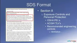 Copy of Free OSHA Training Tutorial   Understanding GHS Safety Data Sheets SDS's