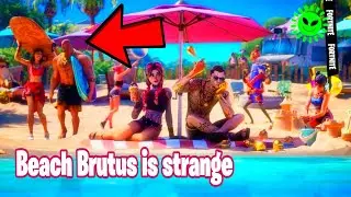 Beach Brutus is an ALIEN?! (Secret NPC Dialogue) - FORTNITE