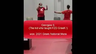 Georgios in Final (Kid who showed FZD GreeK!) Upset top player