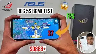 ROG 5s Pubg Test With FPS Meter, Heating and Battery Test (SD888+) | Disappointed 😞