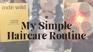 My Simple Yet Effective Hair Care Routine ASMR #busydayhaircare #haircare #hairstyle #hairgrowth 