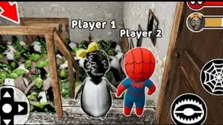 playing as a little spider man and granny kia house 🏠 gameplay