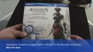Assassins Creed 3 Limited Edition White PS Vita Bundle Unboxing
