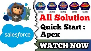 Quick Start: Apex | Salesforce | 1 2 3 & 4 Solution