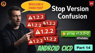 Automate Android Versioning: Avoid manual versioning, Use Tags, Commit SHA | Android CICD - 14