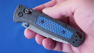 Нож Benchmade BUGOUT 535-191 Gold Class Limited Munin Damasteel