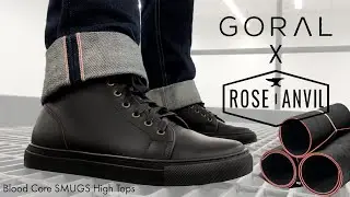 When Your Feet Bleed in a GOOD Way | Rose Anvil X GORAL SMUGS High Top Sneaker in Blood Core Leather
