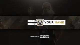 [FREE RGB BANNER] | Valkyrie | Rainbow Six Siege YouTube Banner TEMPLATE! (.PSD) #R6S