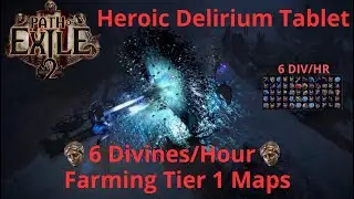 [POE 2] Insane Profit Farming Tier 1 Maps- 6 Divines / Hour