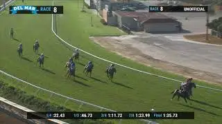 Tisquantum wins race 8 at Del Mar 8/25/22