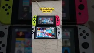 switch v2 vs oled booting game zelda #nintendo #nintendoswitch