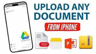 Upload PDFs & Docs to Google Drive from iPhone in Seconds!