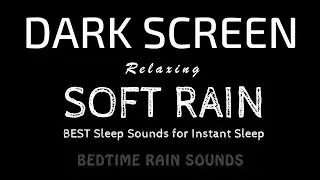 This RAIN Sound can Lessen the Effects of Stress & Level Your Mood | Soft Rain for Instant Sleep