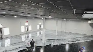 Commercial Epoxy Floor Installation Time-Lapse | Infinite Designs