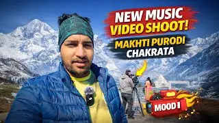 New Music Video Shooting 🎬 | Makhti Purodi Chakrata ❄️🏔️