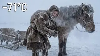 A Man and His Dog Spend a Silent Day at &ndash;71&deg;C | Life in a Siberian Village