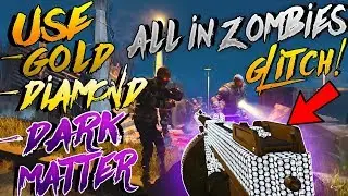 BO4 GLITCHES: USE DIAMOND/DARK MATTER/GOLD CAMO IN ZOMBIES GLITCH! EASY AND SOLO! *Working*