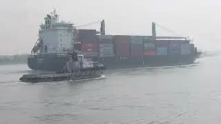 বাংলাদেশের চট্টগ্রাম বন্দর থেকে শ্রীলংকার উদ্দেশ্যে ছেড়ে যাচ্ছে মাল বাহ কন্টেইনার জাহাজ #####