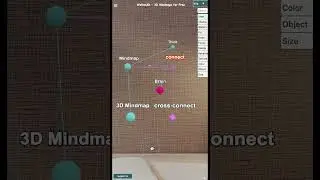 Build Bridges with 3D Mindmaps - Welten3D #3dmindmap #connect #bigpicture #think #learning