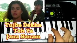 Tujhe Dekha Toh Ya Jana Sanam on Piano (Casio Sa 47) By Madan Mali