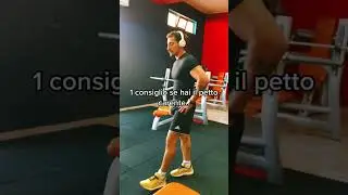 1 consiglio se hai il petto carente #gym #palestra #gymmotivation