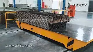 RGV Rail Powered Die Transfer Cart Platform Track