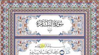 قراءة الصفحة رقم 2 - بداية البقرة - بالتحقيق والتدوير والحدر - اقرأوا التعليق الأول لو سمحتم