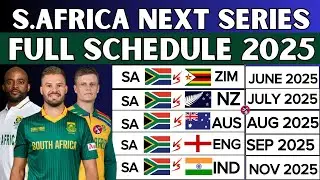 South Africa Cricket all Upcoming series Full Schedule | South Africa next series | SA next matches