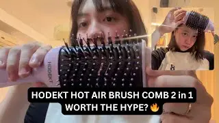 HODEKT 2-in-1 Hot Air Brush Comb Review 🔥